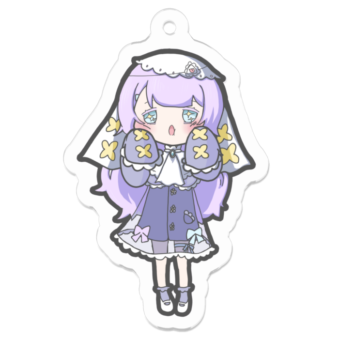 アクリルキーホルダー - 50 x 50 (mm)