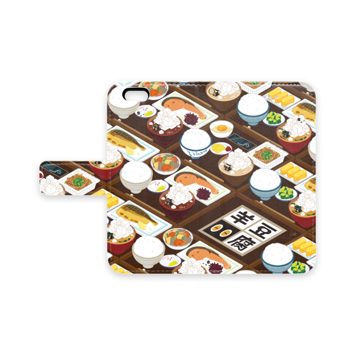 手帳型iPhoneケース - iPhone 6 / 6s - ストラップ穴 あり