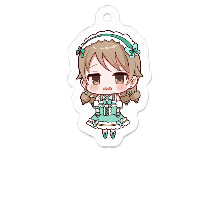 アクリルキーホルダー（コーティング） - 50 x 50 (mm)