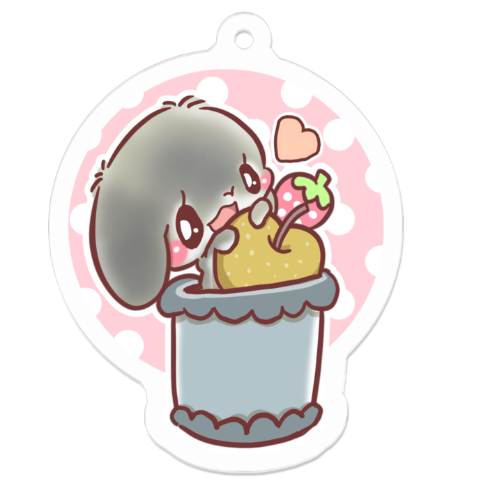 アクリルキーホルダー - 50 x 50 (mm)