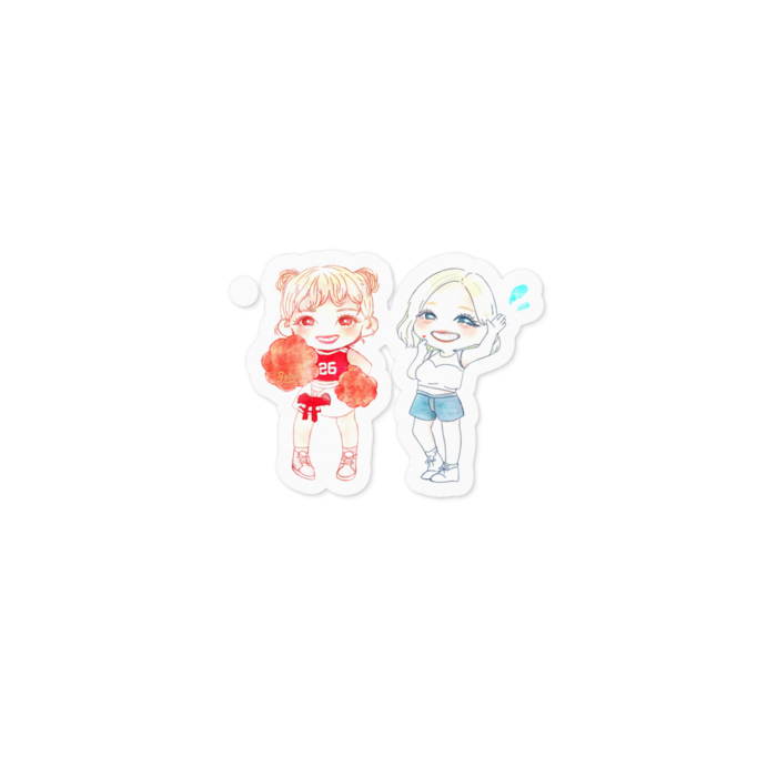 ステッカー - 100 x 100 (mm)