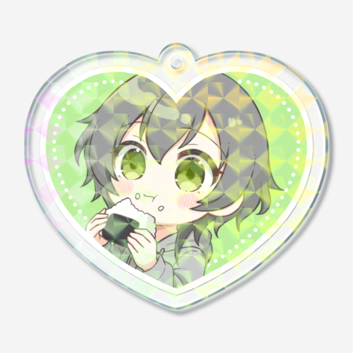 ホログラムアクリルキーホルダー - 50 × 50mm(1)