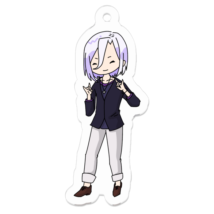 アクリルキーホルダー - 50 x 50 (mm)