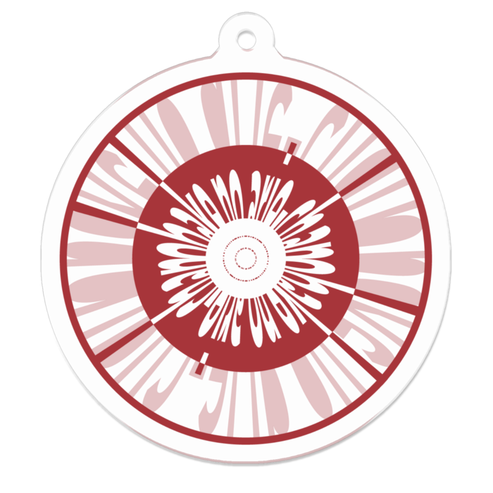 アクリルキーホルダー - 50 x 50 (mm)