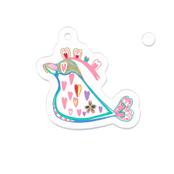 アクリルキーホルダー - 50 x 50 (mm)