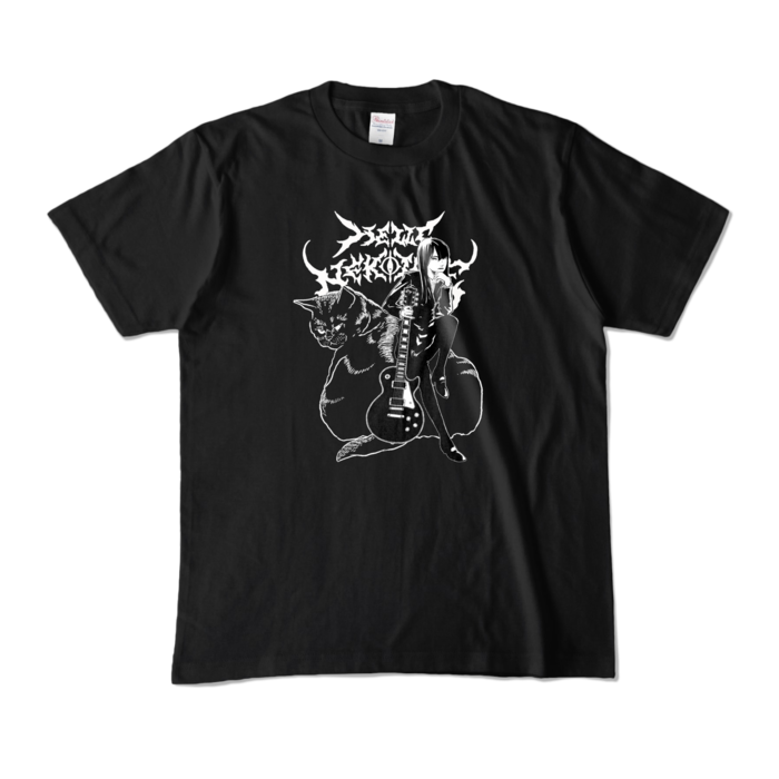 GothMag002カラーTシャツ - M - ブラック (濃色)