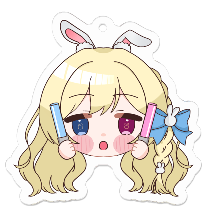 アクリルキーホルダー - 50 x 50 (mm)