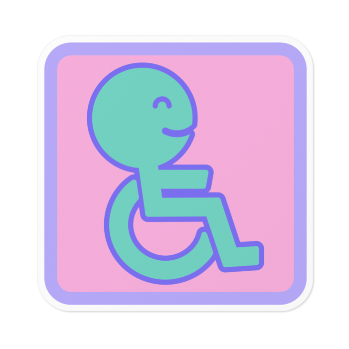 ステッカー - 100 x 100 (mm)