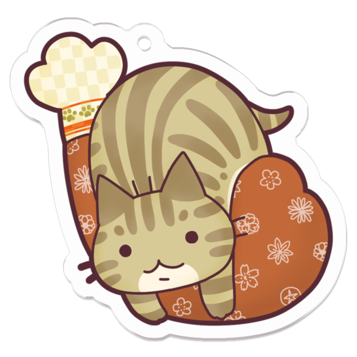 アクリルキーホルダー（コーティング） - 50 x 50 (mm)