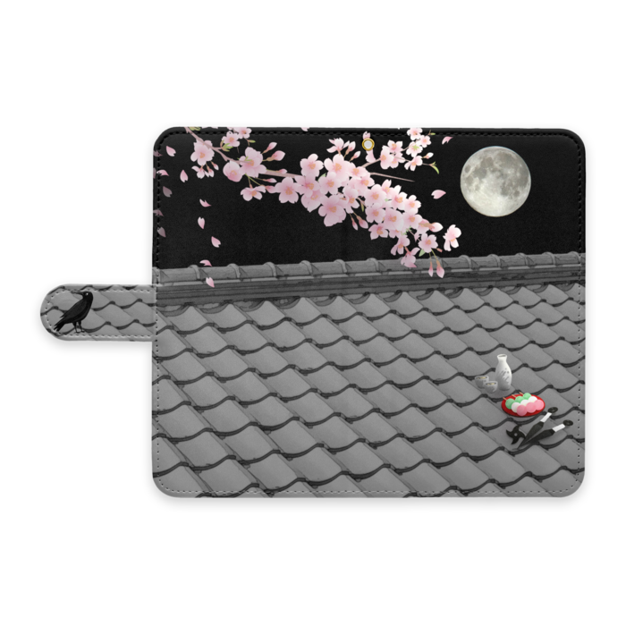 手帳型Androidケース - L - ストラップ穴 あり