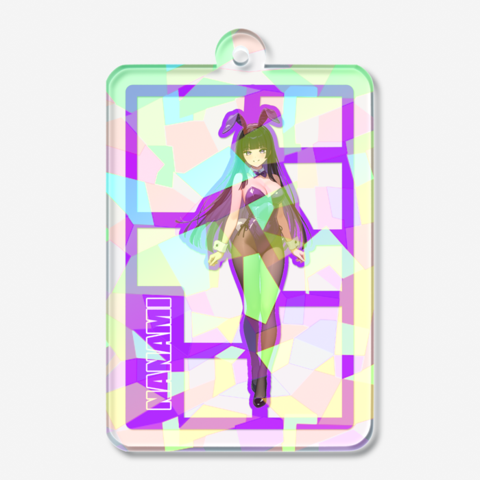 ホログラムアクリルキーホルダー - 50 × 50mm