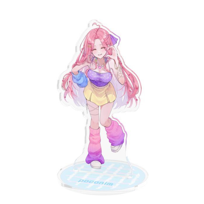 ぽこアクリルフィギュア - 100x100mm