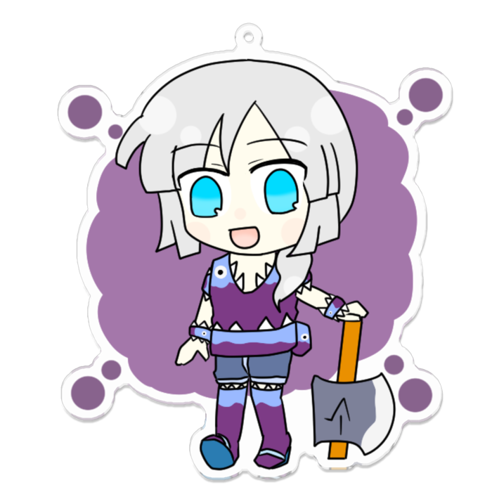 アクリルキーホルダー - 100 x 100 (mm)