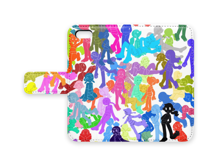 手帳型iPhoneケース - iPhone5 - ストラップ穴 なし