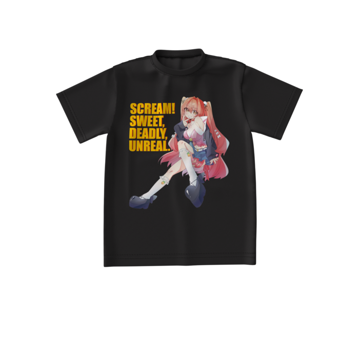 ビッグシルエットTシャツ黒 - S - 