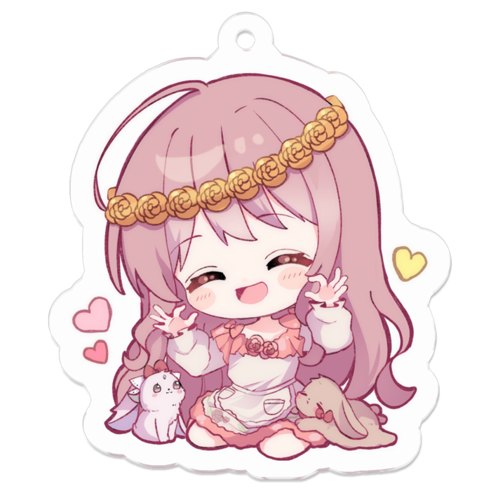 アクリルキーホルダー - 50 x 50 (mm)