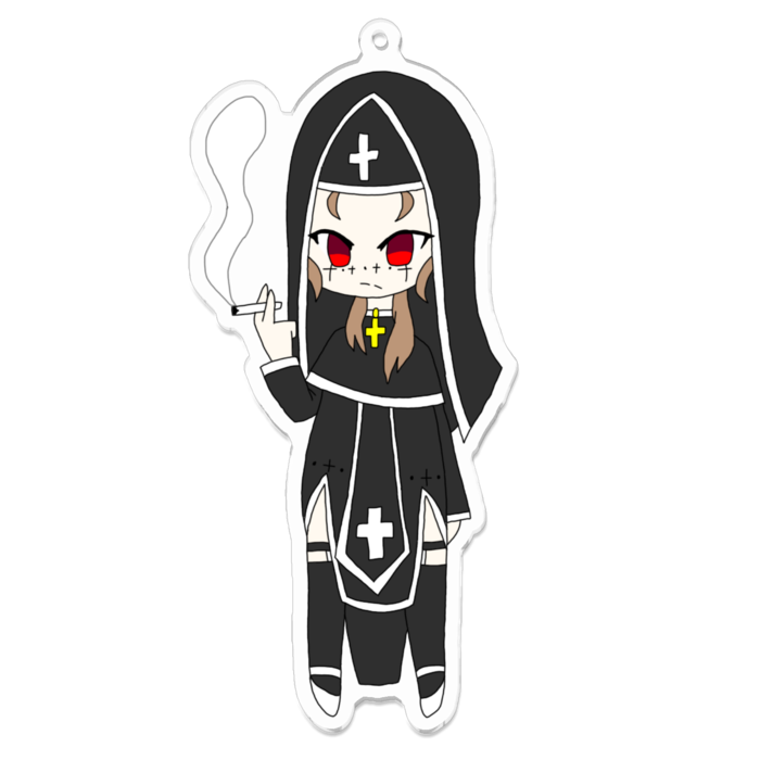 アクリルキーホルダー - 100 x 100 (mm)