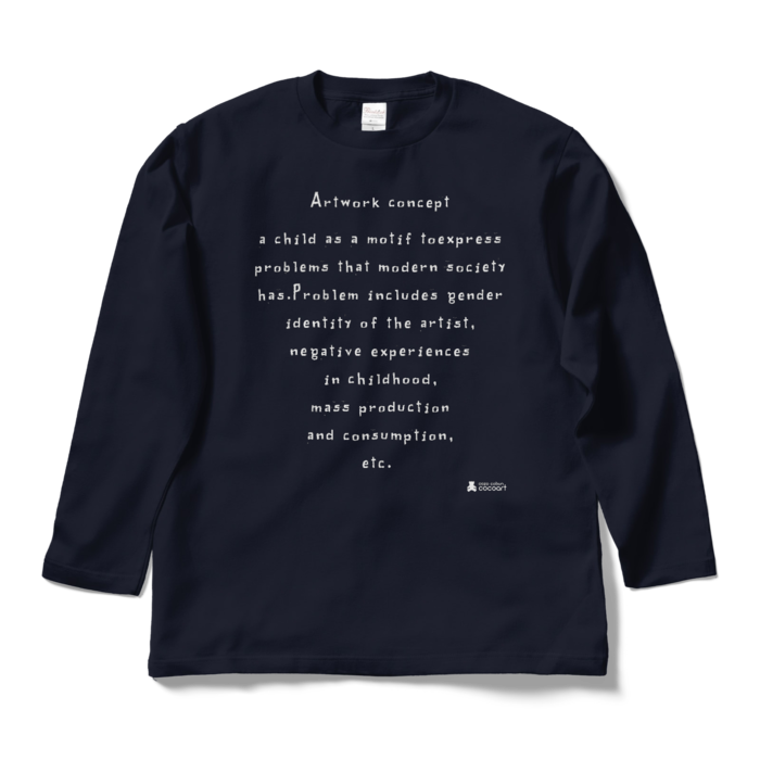 ロングスリーブTシャツ - L - ネイビー