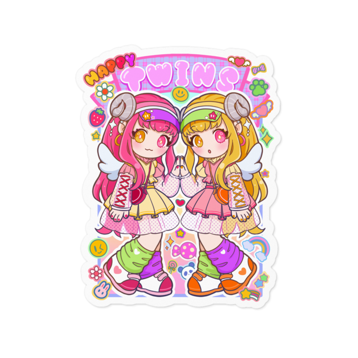 ステッカー - 100 x 100 (mm)