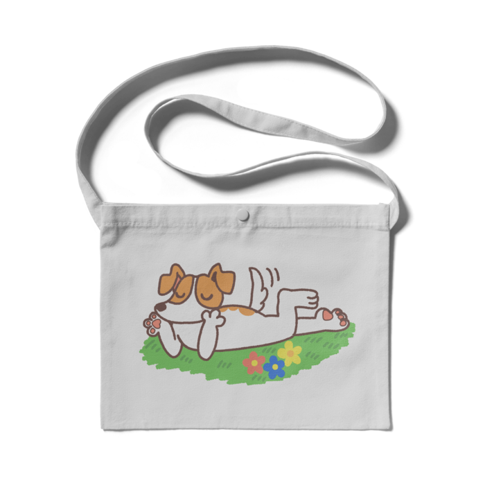 サコッシュ - 300 x 230 (mm) - ライトグレー