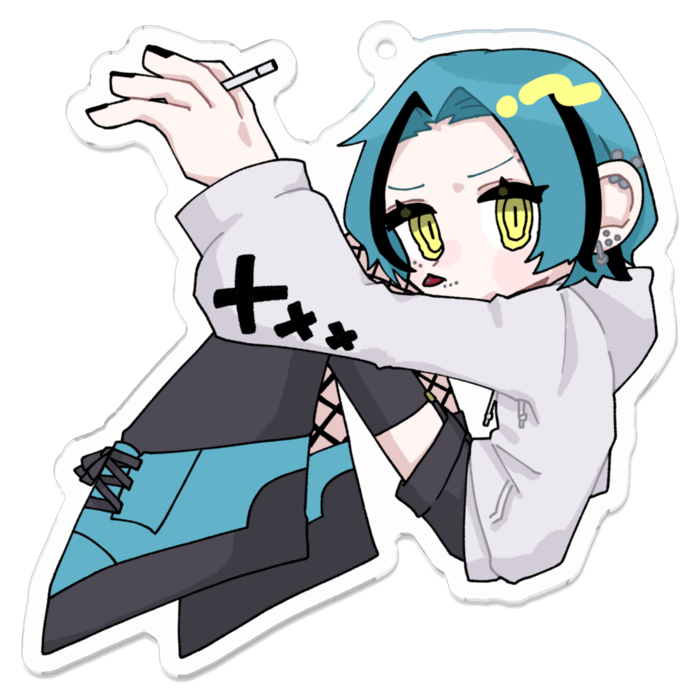 アクリルキーホルダー（コーティング） - 70 x 70 (mm)