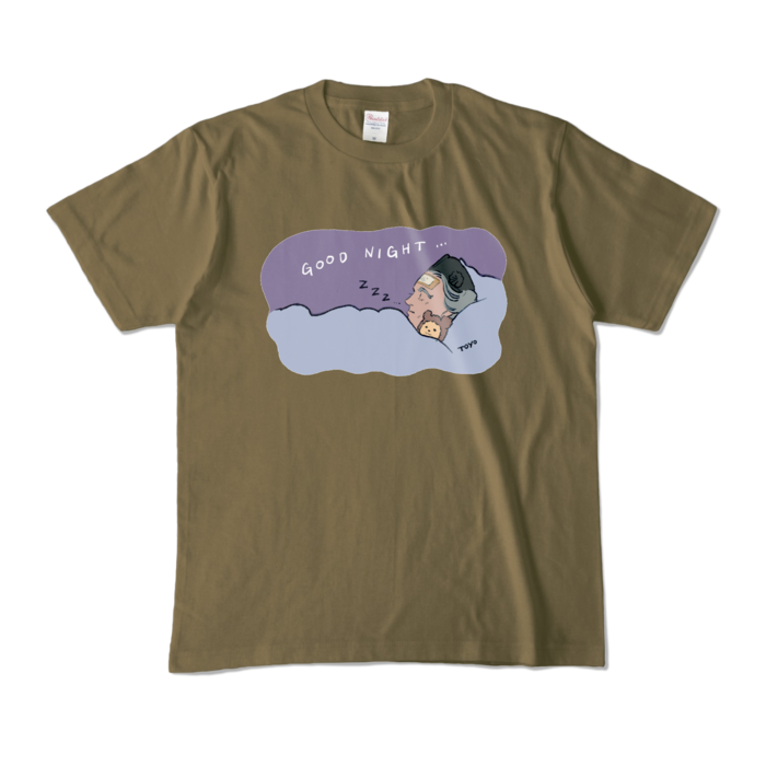 カラーTシャツ - M - オリーブ (濃色)