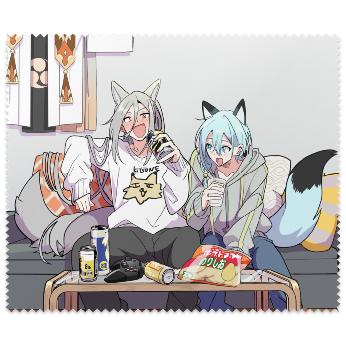 この兄狐なら汚れをふいてもいいかメガネ拭き