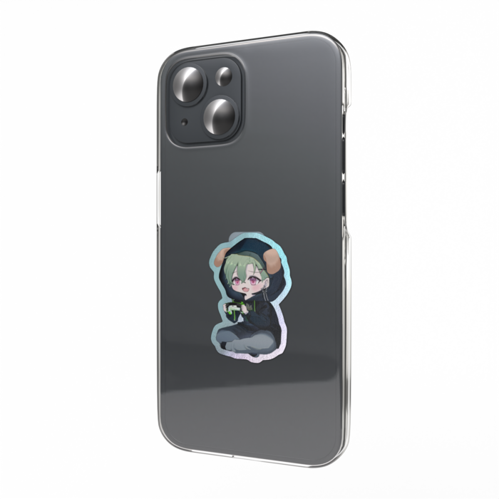 オーロラスマホステッカー - 縦