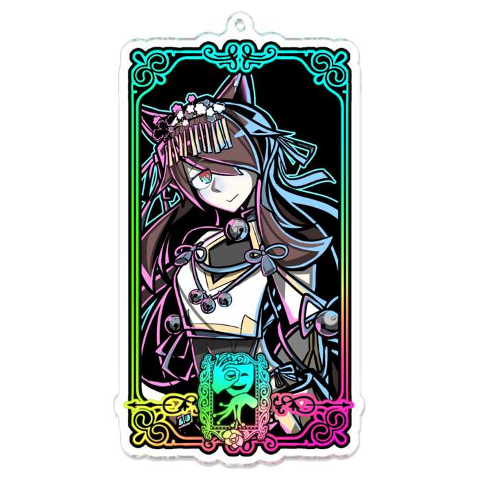 アクリルキーホルダー - 100 x 100 (mm)