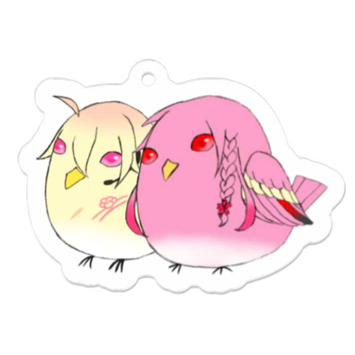 アクリルキーホルダー - 50 x 50 (mm)