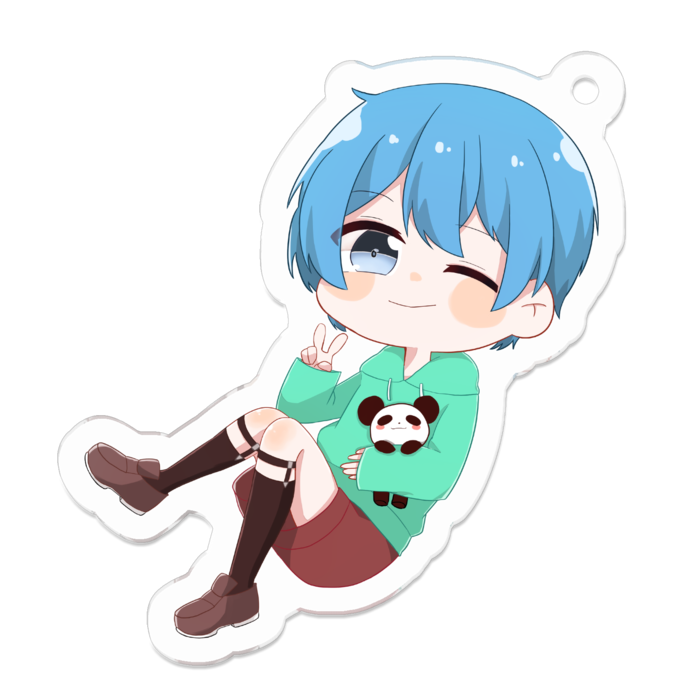 アクリルキーホルダー - 50 x 50 (mm)