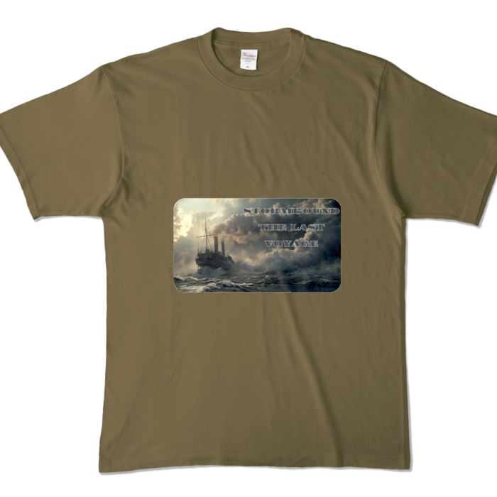 カラーTシャツ - XL - オリーブ (濃色)