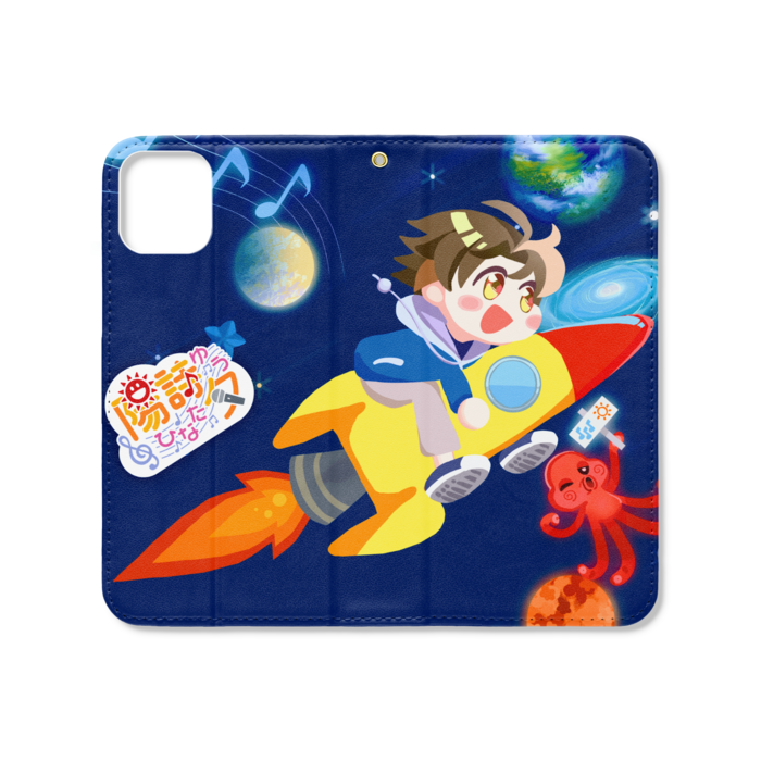 手帳型iPhoneケース（ベルトなし） - iPhone 11 - ストラップ穴 あり