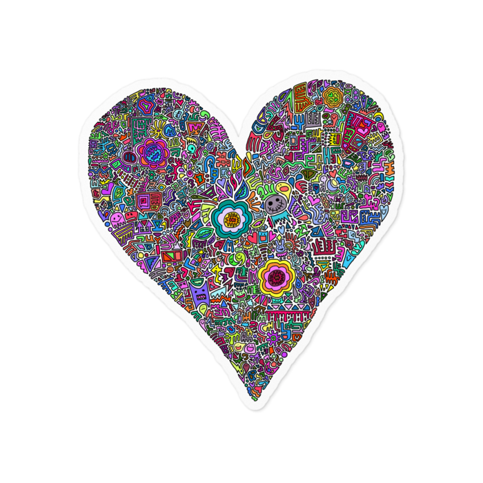 ステッカー - 100 x 100 (mm)