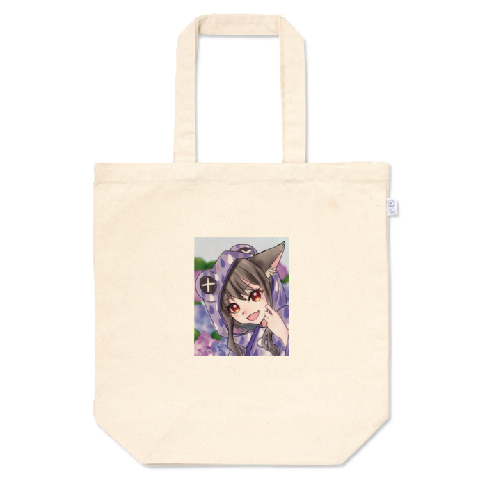 鈴屋狐トートバッグ - M - プリント面積小