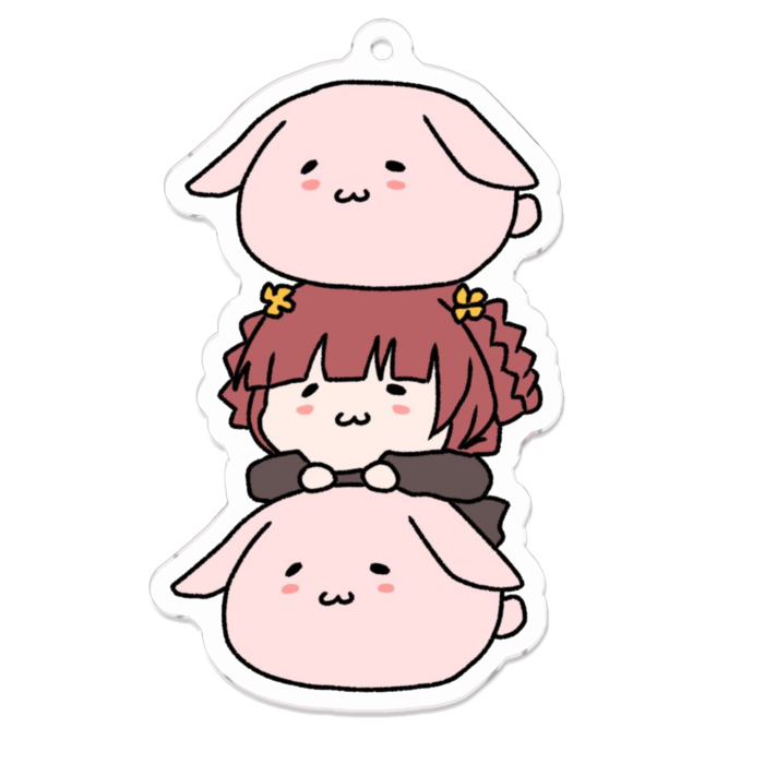 アクリルキーホルダー - 70 x 70 (mm)