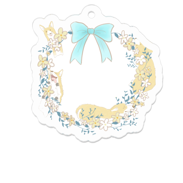 アクリルキーホルダー - 50 x 50 (mm)