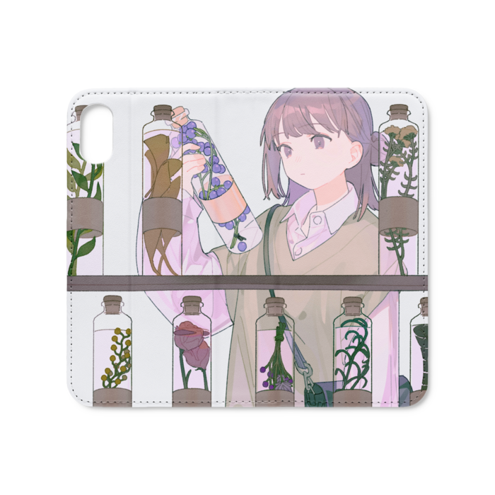 手帳型iPhoneケース（ベルトなし） - iPhone XS / X - ストラップ穴 なし