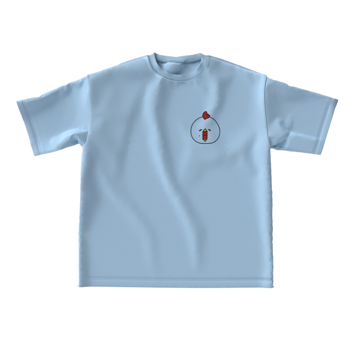 ビッグシルエットTシャツ - L - 両面