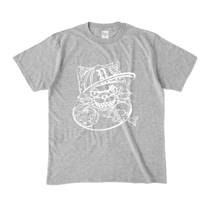 カラーTシャツ - M - 杢グレー (濃色)
