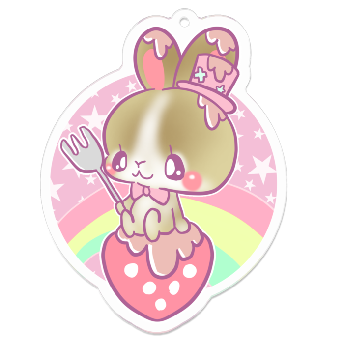 アクリルキーホルダー - 70 x 70 (mm)