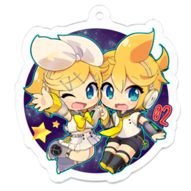 鏡音リン レンアクリルキーホルダー ちもしーふぁくとりー Booth