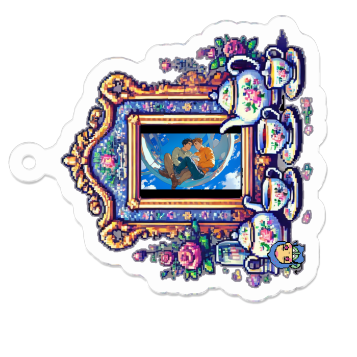 アクリルキーホルダー - 50 x 50 (mm)