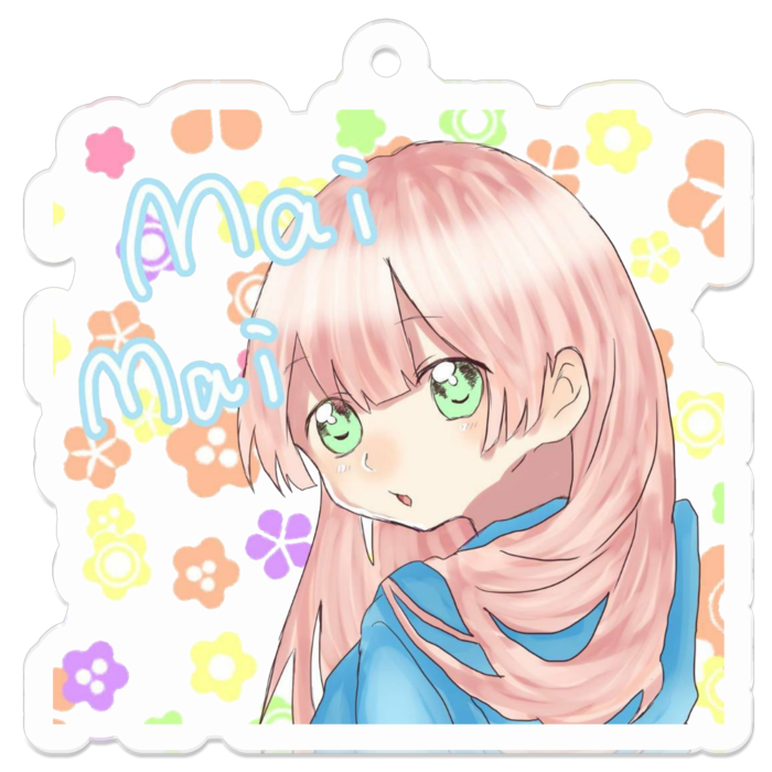 アクリルキーホルダー - 50 x 50 (mm)