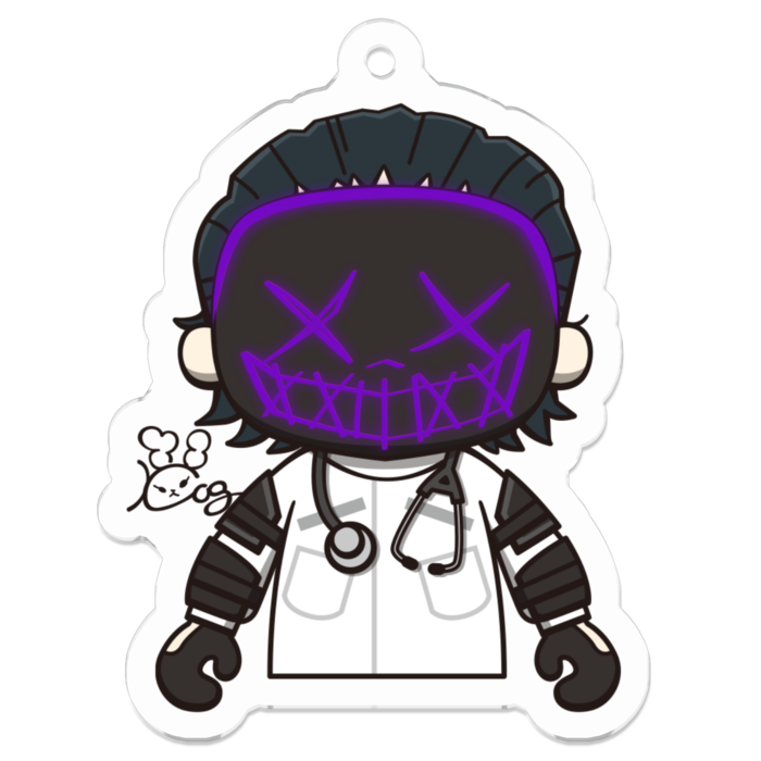 アクリルキーホルダー - 50 x 50 (mm)