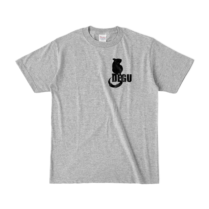 カラーTシャツ(濃色) - S - 杢グレー