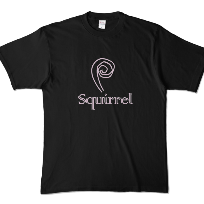 Squirrel Tシャツ - XL - ブラック (濃色)