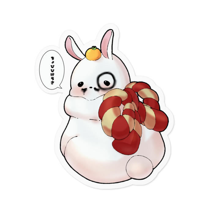 ステッカー - 100 x 100 (mm)