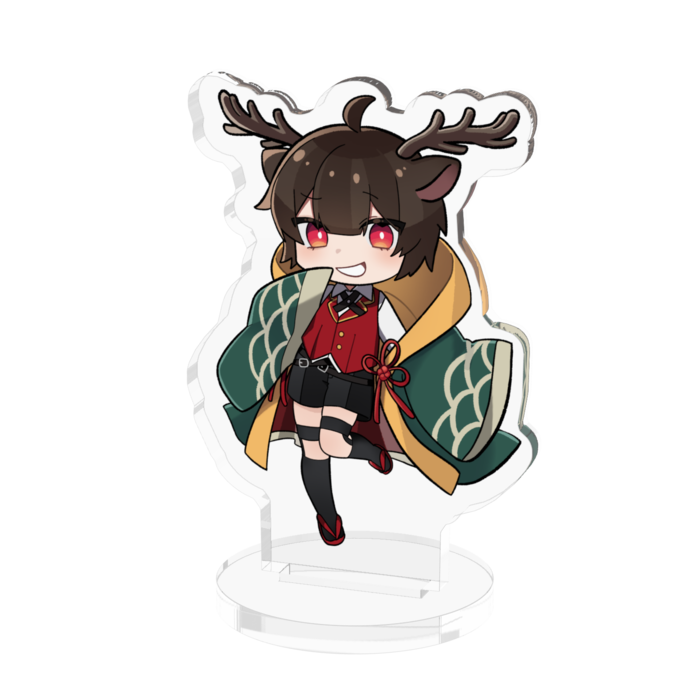 巻物なしアクリルフィギュア - 50x50mm