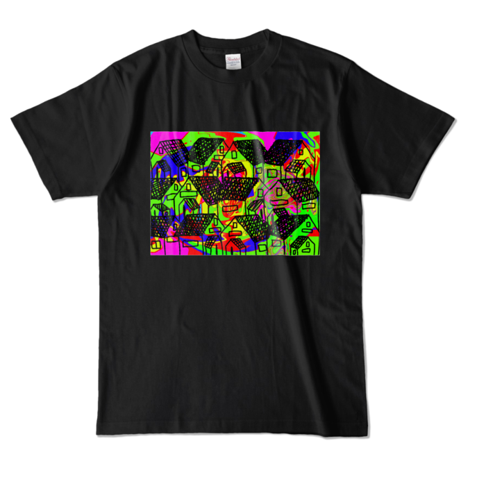 カラーTシャツ - L - ブラック (濃色)